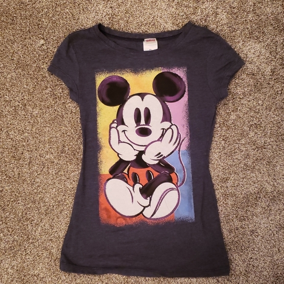 Disney Tops - Disney Mickey Mouse Fitted T-Shirt